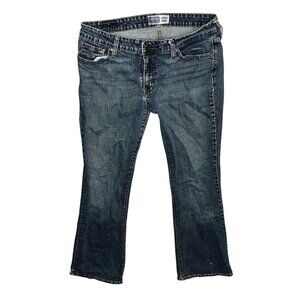Levis Signature Low Rise Bootcut Denim Jeans Size 14M Womens Blue Cotton Stretch